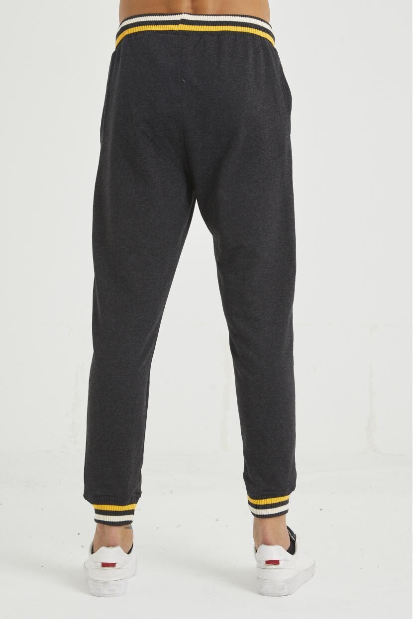 Twenty3 Erkek 2 İplik Baskılı Paça Ribanalı Basic Eşofman Altı