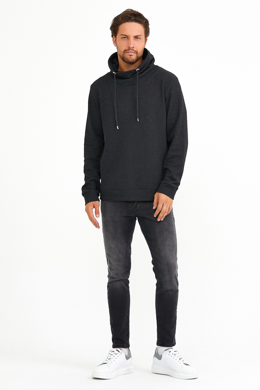 Twenty3  Erkek Balıkçı Yaka Slim fit  Sweatshirt 