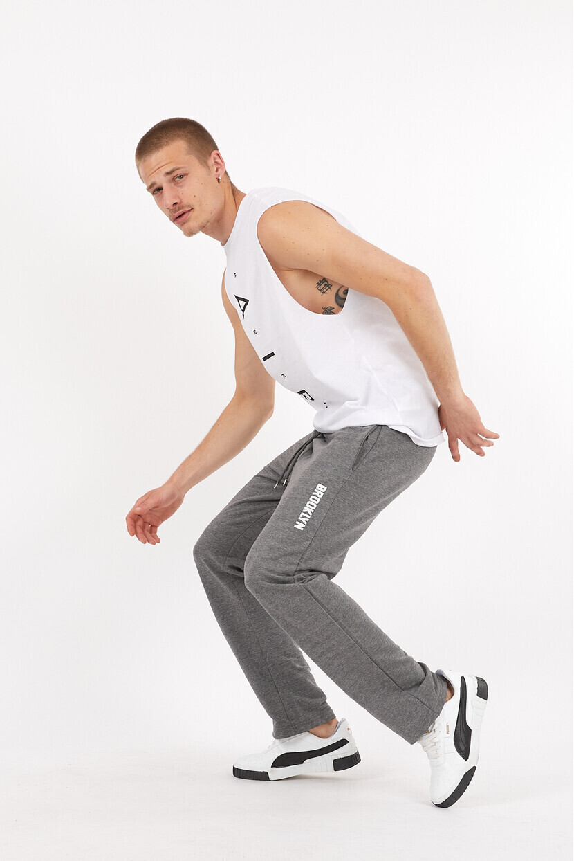 Twenty3 Erkek Basic Brooklyn Baskılı Örme Eşofman Altı