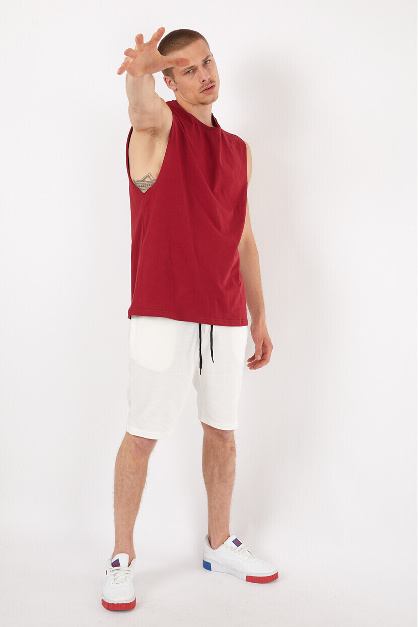 Twenty3 Erkek Basic Rahat Kesim Kolsuz T-Shirt