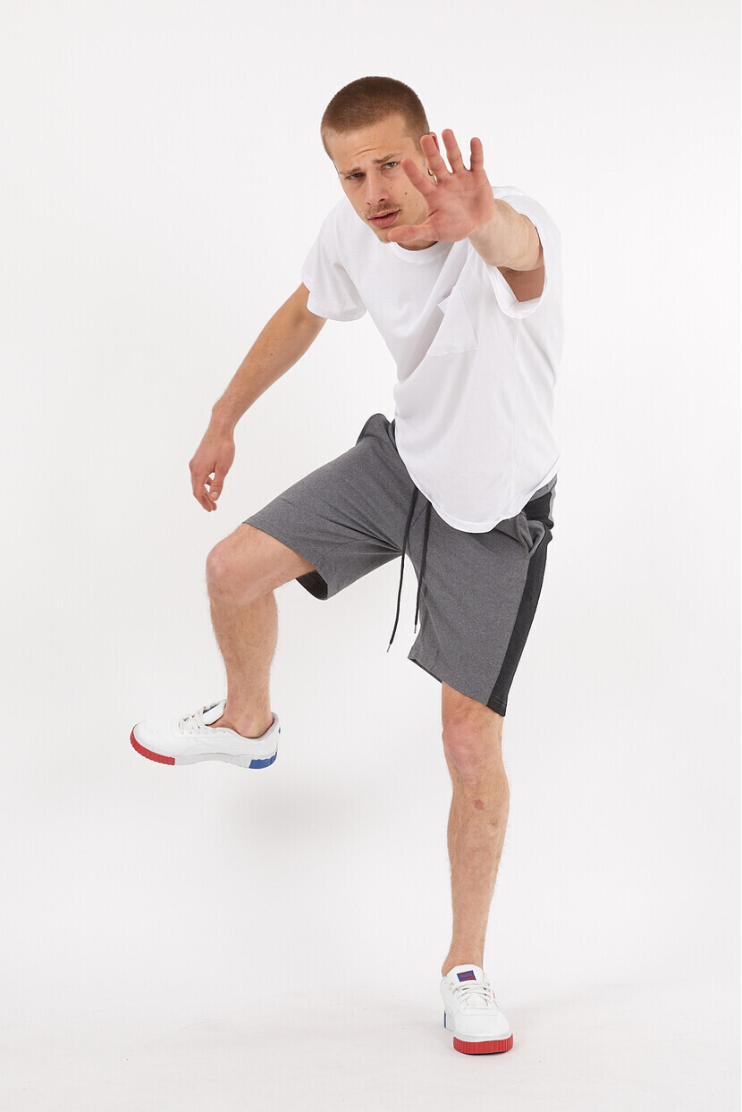 Twenty3 Erkek Basic Yanı Şeritli Örme Şort