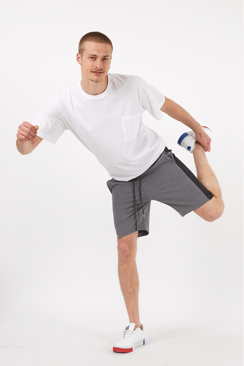 Twenty3 Erkek Basic Yanı Şeritli Örme Şort