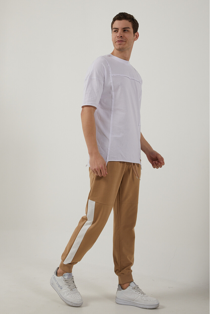 Twenty3 Erkek Dikiş Detaylı Yanı Şeritli Cepli Jogger Eşofman Altı