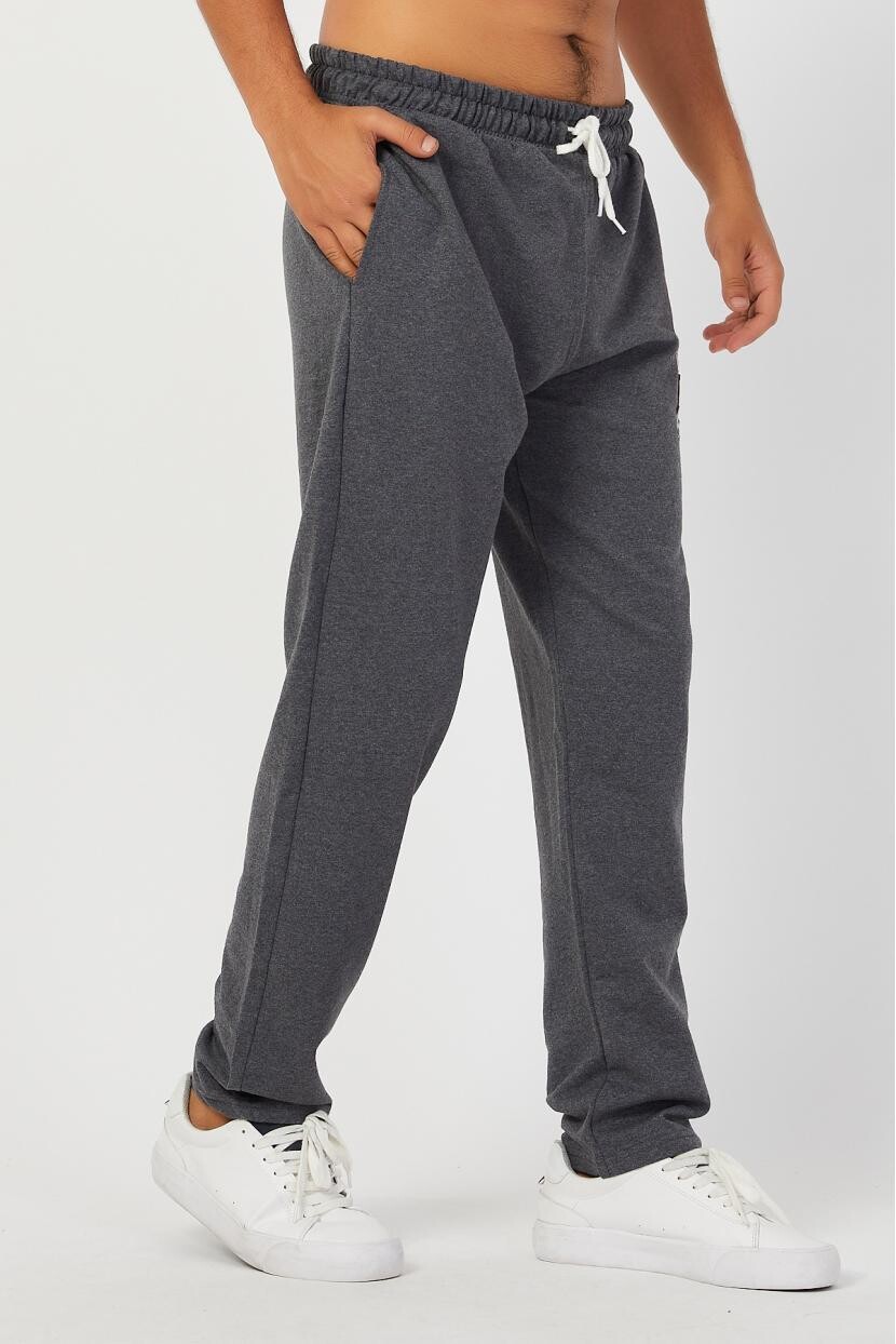 Twenty3 Erkek Düz Paça Nakışlı Eşofman Altı