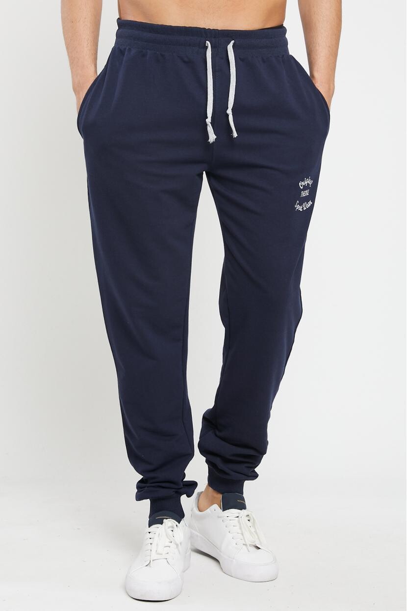 Twenty3 Erkek Paçası Lastikli Kalın İçi Polarlı/Şardonlu Basic Eşofman Altı