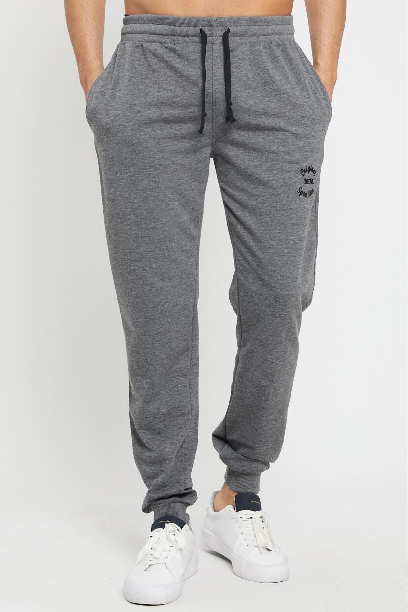 Twenty3 Erkek Paçası Lastikli Kalın İçi Polarlı/Şardonlu Basic Eşofman Altı