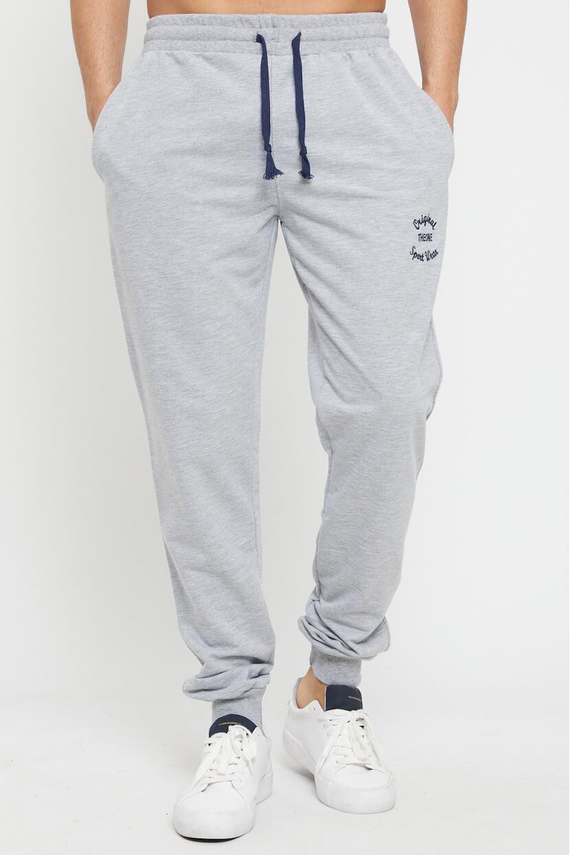 Twenty3 Erkek Paçası Lastikli Kalın İçi Polarlı/Şardonlu Basic Eşofman Altı