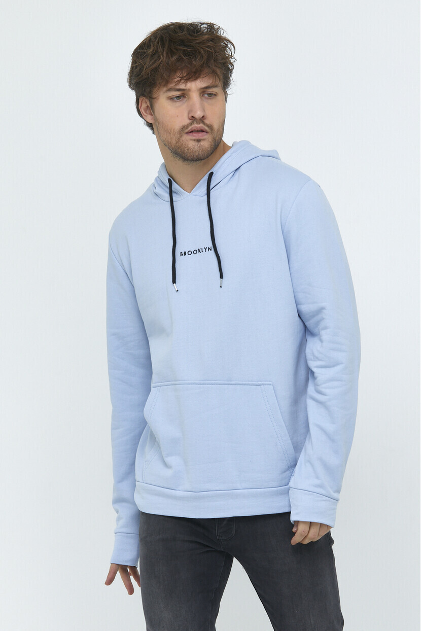 Twenty3  Erkek Regular Fit Kapüşonlu Kanguru Cepli Brooklyn  Sweatshirt