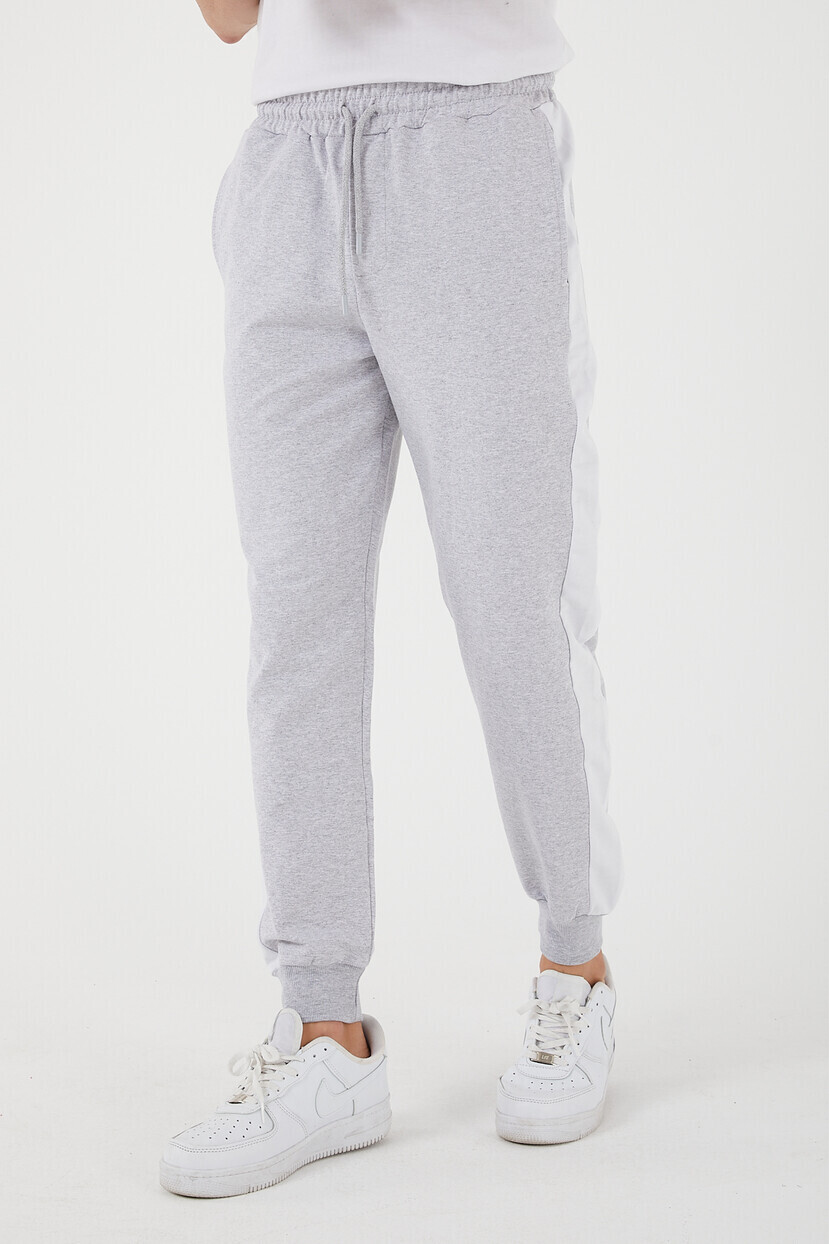 Twenty3 Erkek Regular Yan Panelli Paça Ribanalı Cepli Eşofman Altı