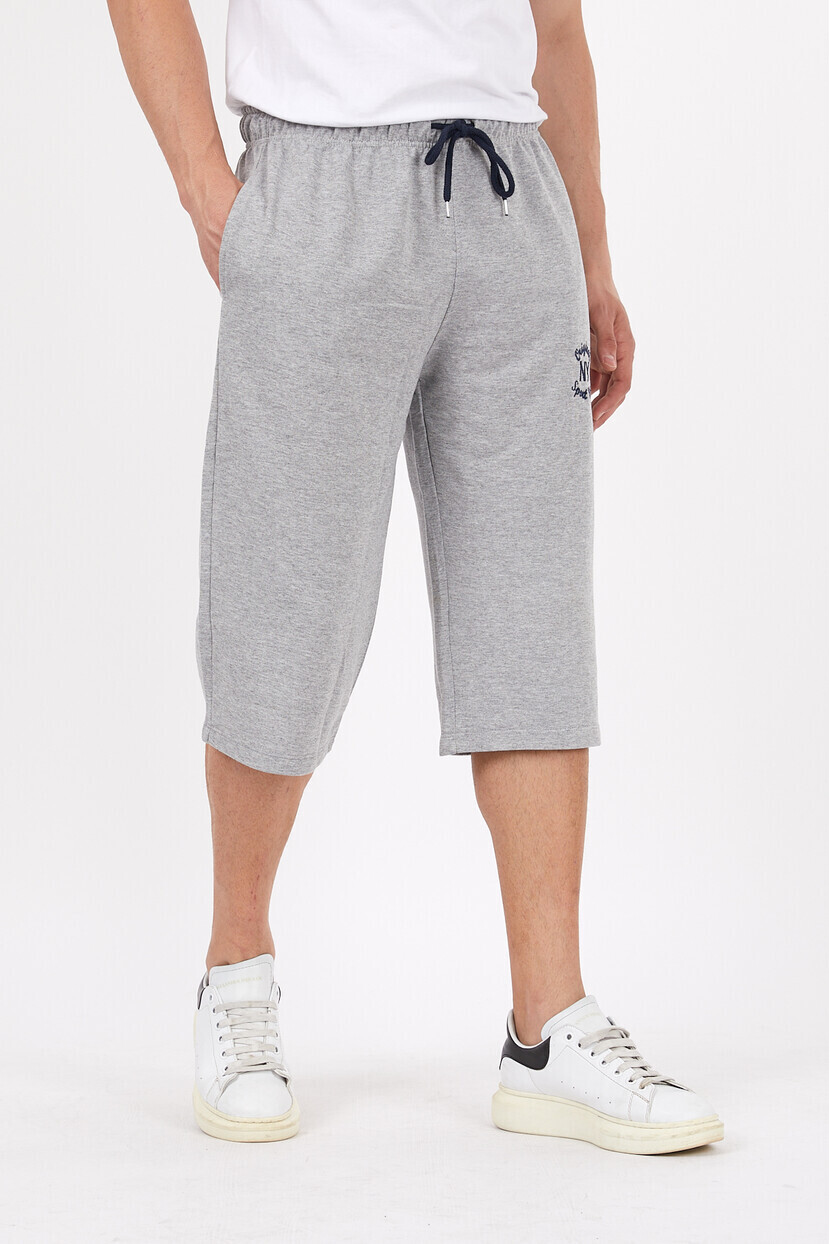 Twenty3 Erkek Uzun Düz Renk Örme Şort-Kapri