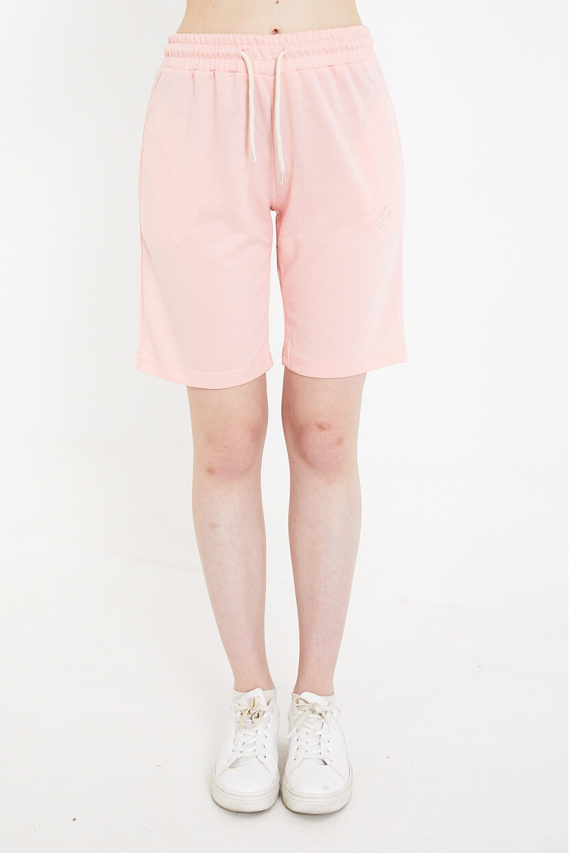 Twenty3 Kadın Basic Uzun Örme Şort-Bermuda 