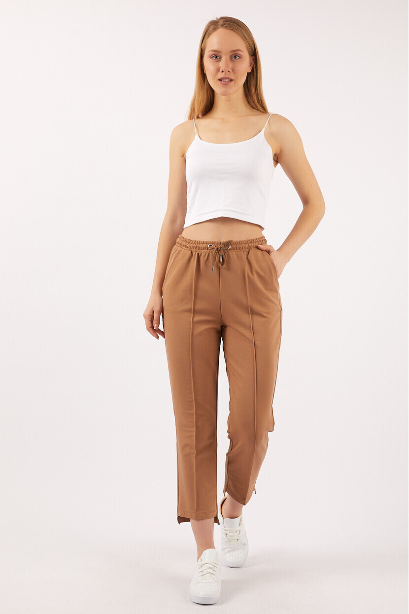 Twenty3 Kadın Dikiş Detaylı Düz Paça Eşofman Altı 