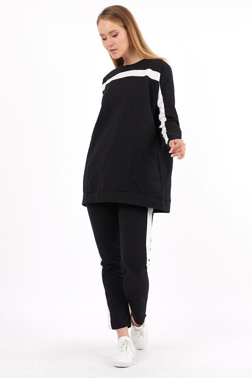 Twenty3 Kadın Şerit Detaylı İkili İplik Takım