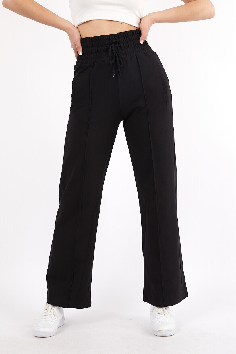 Twenty3 Kadın Yüksek Kemer Bol Örme Pantolon