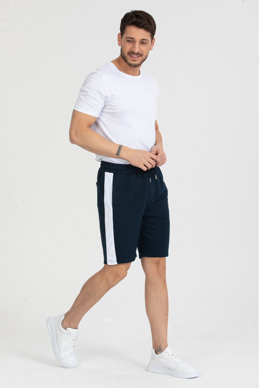 Twenty3 Erkek Basic Şerit Detaylı Cepli Şort