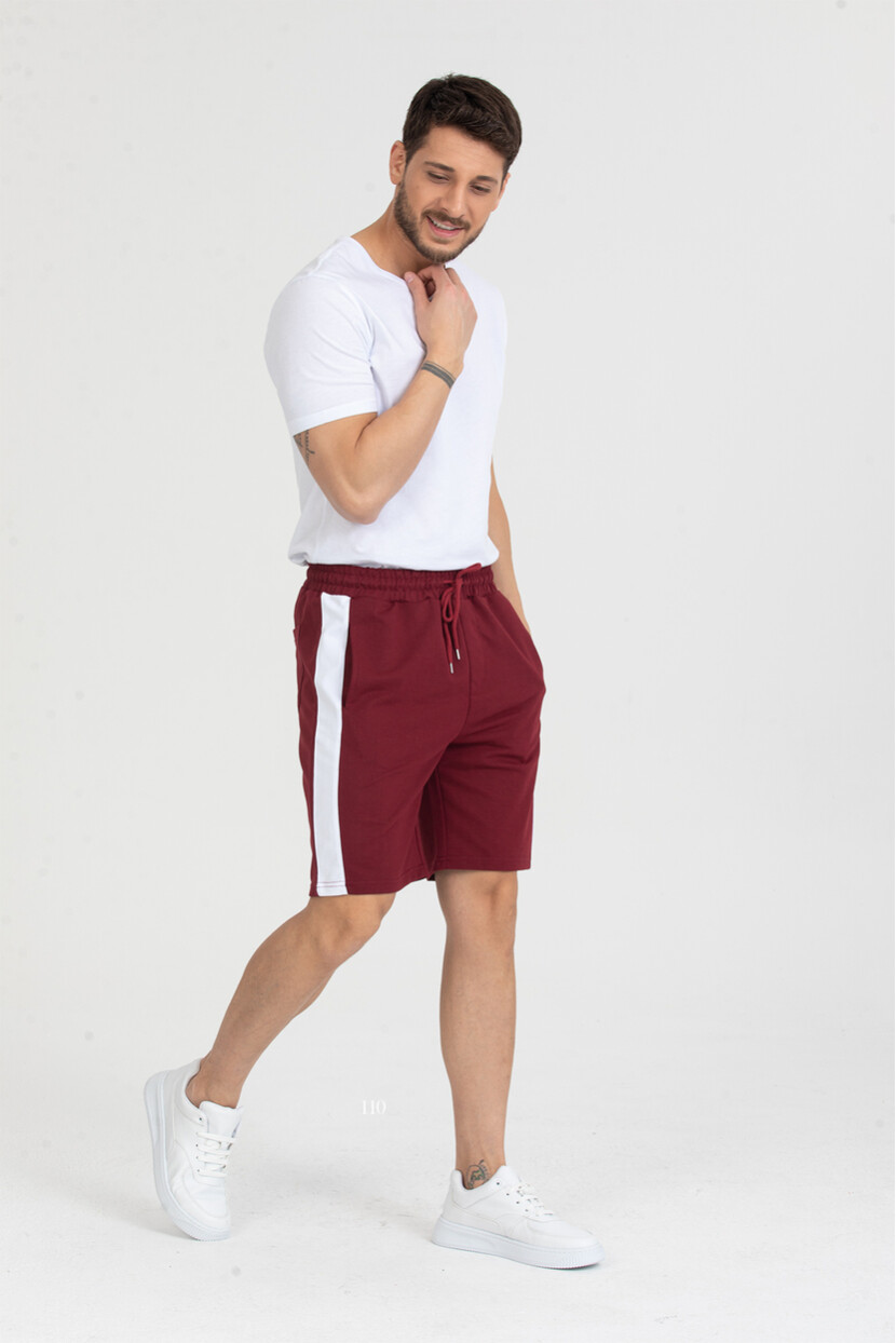 Twenty3 Erkek Basic Şerit Detaylı Cepli Şort