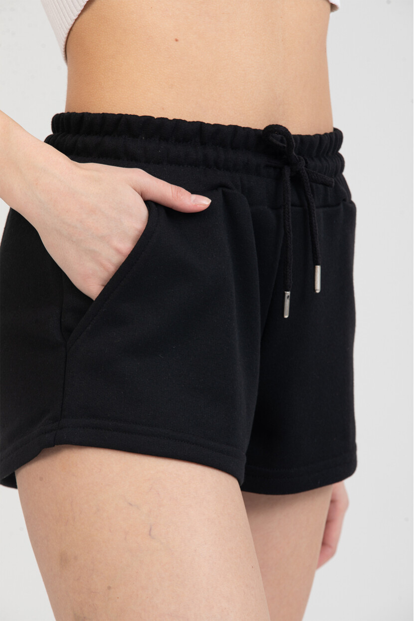Twenty3 Kadın Beli Lastikli Basic Kısa Cepli Şort
