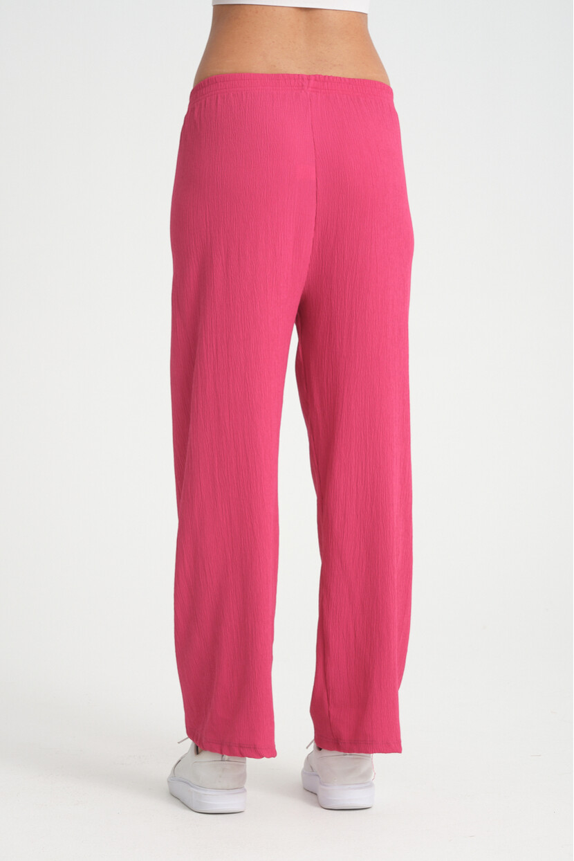 Twenty3 Kadın Beli Lastikli Yazlık Bol Paça Krep Uzun Pantolon