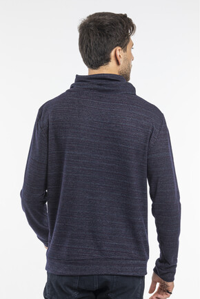 Twenty3  Erkek Balıkçı Yaka Slim fit  Brooklyn Baskılı Sweatshirt 