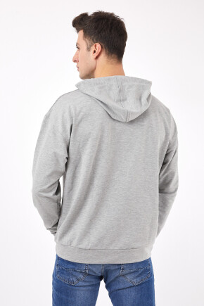 Twenty3 Erkek Basic Oversize Baskılı Sweat Shirt 