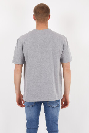 Twenty3 Erkek Basic Oversize Brooklyn Baskılı Kısa Kol T-Shirt