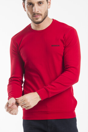 Twenty3  Erkek Bisiklet Yaka Slim fit Brooklyn Sweatshirt 