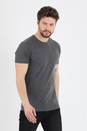 Twenty3 Erkek Sıfır Yaka Regular Fit Basic T-Shirt