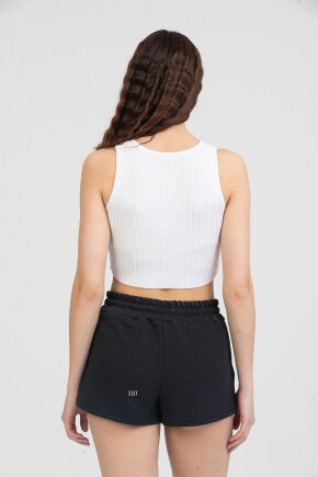 Twenty3 Kadın Beli Lastikli Basic Kısa Cepli Şort