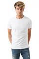 Twenty3 Erkek 3Lü Çok Renkli Paket Sıfır Yaka Basic T-Shirt