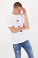 Twenty3 Erkek Basic Oversize Air Baskılı Kısa Kol T-Shirt