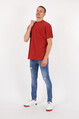 Twenty3 Erkek Basic Oversize Sıfır Yaka Cepli T-Shirt