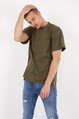 Twenty3 Erkek Basic Oversize Sıfır Yaka Cepli T-Shirt