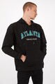 Twenty3 Erkek Kapişonlu Oversize Basic Atlanta Baskılı Sweat Shirt