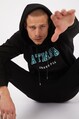 Twenty3 Erkek Kapişonlu Oversize Basic Atlanta Baskılı Sweat Shirt