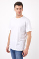 Twenty3 Erkek Sıfır Yaka Basic Oversize Düz T-Shirt 