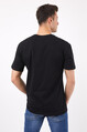 Twenty3 Erkek Sıfır Yaka Basic Oversize Düz T-Shirt 