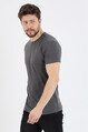 Twenty3 Erkek Sıfır Yaka Regular Fit Basic T-Shirt