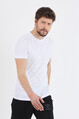 Twenty3 Erkek Sıfır Yaka Regular Fit Basic T-Shirt