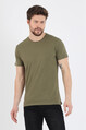 Twenty3 Erkek Sıfır Yaka Regular Fit Basic T-Shirt