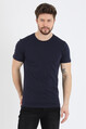 Twenty3 Erkek Sıfır Yaka Regular Fit Basic T-Shirt