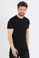 Twenty3 Erkek Sıfır Yaka Regular Fit Basic T-Shirt