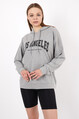 Twenty3 Kadın Los Angeles Baskılı Oversize Sweat Shirt