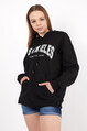 Twenty3 Kadın Los Angeles Baskılı Oversize Sweat Shirt